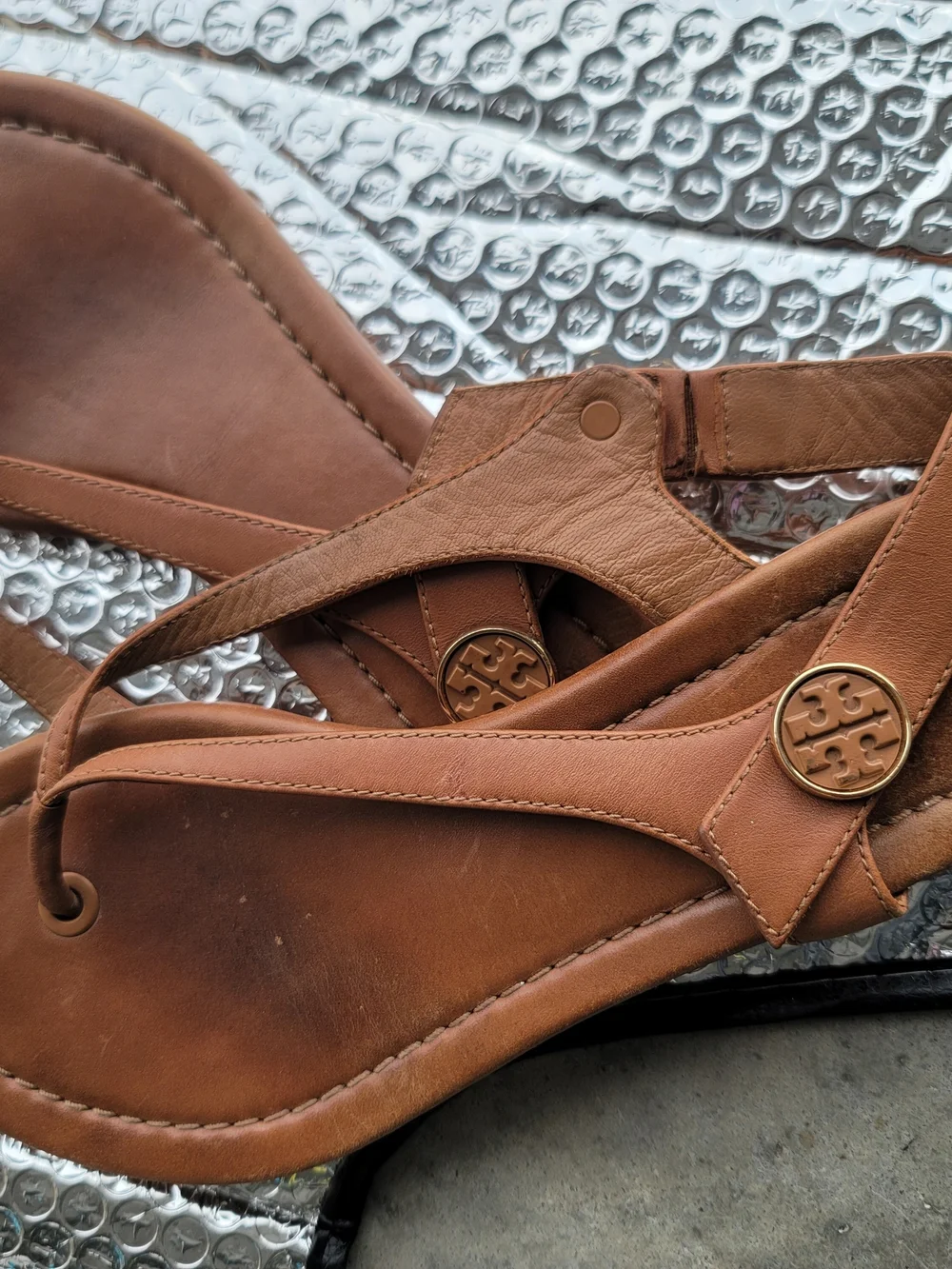 Tory Burch Minnie travel Leather Thong Sandals